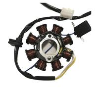 Pour DIO50 50cc ZX50 Pour AF 50 AF34 AF35 8 Pôles Moteur De Moto Rotor Interne Allumage Stator Magnéto Bobine 3 Fils Ligne 1X Stator Allumage Moteur