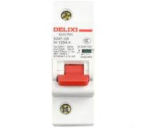 Pour disjoncteur CA 1p 600 V 125 A protection contre les courts-circuits