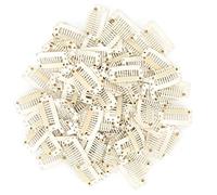 Pour DIY, pour 100pcs 1,3 pouce de perruque Clips PEP Hairpin, Manganais Steel, Accessoires de coiffure de cheveux