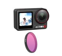 pour DJI ACTION5 Pro /4/3 Filtre, CPL Réglable ND8-64 Filtres de Protection d'Objectif ACTION4 ND8/PL/MCUV Lentilles Polarisantes Accessoires pour Caméra d'action (ND32)