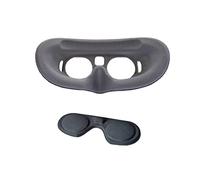 pour DJI AVATA Goggles 2 Foam Pad Coussinets en éponge pour Les Yeux Masque Confortable Coussinets en éponge pour la Protection de L'objectif Couvre-Visage (Gris+ Housse de Protection)