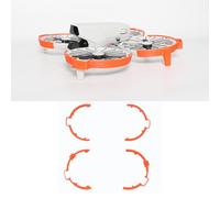 Pour DJI FLIP Pare-chocs de Protection, Hélice, Anti-collision, Anti-rayures, Anneaux de Protection, Pieds d'Atterrissage Surélevés pour Drone FLIP (Orange)