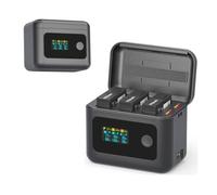 pour DJI Osmo Action 6 Chargeur Rapide Portable 3 Voies 24 W avec Étui de Rangement pour Batteries, HUB de Charge Intelligent Osmo Action5 Pro, Compatible avec ACTION4/3