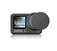 pour DJI Osmo Action 6 Étui en Silicone Antidérapant et Antichoc, Protection Intégrale, Cache-Objectif en Silicone avec Dragonne pour Caméra Sport Osmo Action 6