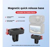 Pour DJI Osmo Nano base à dégagement rapide magnétique Extension de support à deux mâchoires Accessoires fixes Support de caméra