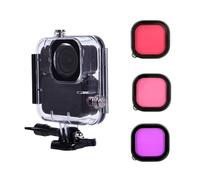 pour DJI Osmo Nano Boîtier de Plongée Transparent en Polycarbonate, Résistant Aux Chocs, Étanche Jusqu'à 60 Mètres,Boîtier sous-Marin Osmo Nano (Étui de Plongée + Filtres)