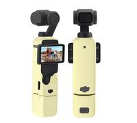 pour DJI OSMO Pocket 3 Étui de Protection d'Objectif en Silicone Portable, Housse Anti-Rayures et Anti-Impact, Protection Complète de l'Écran OSMO Pocket 3 Coque Souple (Set 1 Jaune)