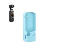 pour DJI Osmo Pocket 4 Pro Étui de Protection en TPU Anti-Rayures, Antichoc, Demi-Couverture, Boîtier Souple pour Osmo Pocket 4 Pro/4/3. (Bleu)