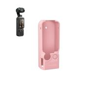 pour DJI Osmo Pocket 4 Pro Étui de Protection en TPU Anti-Rayures, Antichoc, Demi-Couverture, Boîtier Souple pour Osmo Pocket 4 Pro/4/3. (Rose)