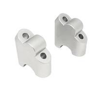 pour DL650 pour DL 650 pour V pour Strom 650 2012-2019 Support De Serrage Kit De Rehausse De Guidon De Moto Pontets De Guidon De Moto(Silver)