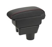 Pour Dodge Attitude For Space For Star Accoudoir Boîte Accessoires De Rangement De Voiture ccoudoir Central de Voiture Universel Box(C3 Black white NOUSB)