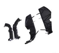 Pour Dodge For Challenger 2015 2016 2017 2018 2019 2020 2021 2022 Ensemble de supports de pare-chocs fixes en plastique ABS noir Clip de retenue de support de façade avant remplace 68024342aa