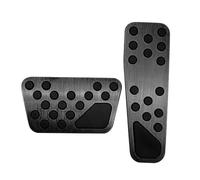 Pour Dodge Pour Chargeur 2009-2019 Couvercle De Pédales De Frein À Gaz | Pédale De Voiture À Transmission Automatique En Aluminium 2 Pièces Couvercle Pédale Voiture(Black)