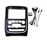 pour Dodge pour Durango 2014-2020 Autoradio 9 Pouces Stéréo MP5 Lecteur Android Format 2 DIN Façade Et Cadre De Tableau De Bord POMPOMPUR(Frame Cable Canbus)