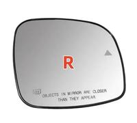 Pour Dodge Pour Grand Pour Caravane CV Miroir Verre | Chauffant, angle mort, verre d'avertissement de recul(1 Right blind spot)