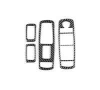 Pour Dodge Pour Journey 2011-2017 Garniture De Panneau Commande Lève-vitre Intérieur De Voiture En Fibre De Carbone(Black RHD)