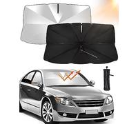 pour Dodge RAM Caliber Nitro Journey Avenger Durango Parapluie Pare-Soleil de Voiture Pliable, Bloque des Rayons UV, Facile à Ranger et à Utiliser.,L:140x80cm