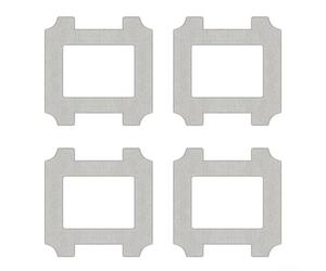Pour Dreame Kit de chiffons de serpillière pour C1 Pour C1 Station Nettoyant pour vitres en microfibre Chiffons de nettoyage lavables Facile à installer (lot de 4)