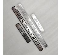 pour DS 3 2016-2018, 4 Pièces Protection Seuil de Porte de Voiture, Acier Inoxydable PéDale Bienvenue Garde Plaque Protections Bandes Accessoires