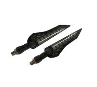 Pour Ducati Pour Monster 600 620 Pour Scrambler Moto Clignotant Feu 12V ABS Voyant Fluide Universel Clignotants(2 pair blue)