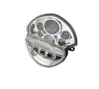 Pour Ducati Pour Monster 695 696 795 796 Pour ABS 1100 Pour EVO 1100S Phare Moto Phares Avant Ensemble De Lampe Frontale À LED Moto De Phare De Travail(Chrome)