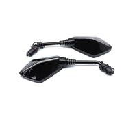 Pour DUCATI Pour Monster 696 797 821 Pour Hypermotard 950 Pour Scramble 8MM 10MM Rétroviseur Moto Avec Clignotants Rétroviseurs Latéraux Rétroviseurs de moto(Noir)