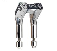 Pour Dyna Pour Softail Pour Sportster XL883 XL1200 XL 883 1200 48 72 Moto 6"-12" Rise 1" Courbé Tirez Vers L'arrière Gros Riser(6 inch Chrome)