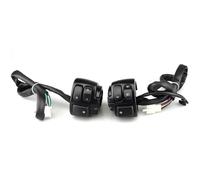 Pour Dyna Pour Sportster Pour V-Rod Pour Softail 1996-2012 1" 25 Mm Commutateur De Clignotants Pour Guidon De Moto Noir Pièces Détachées Bouton d'allumage de la moto