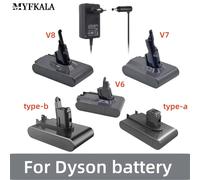 Pour Dyson V6/v7/V8 A type/B type aspirateur série batterie 21.6 v + chargeur ventes directes d'usine Type-B 4.8Ah 1pcs