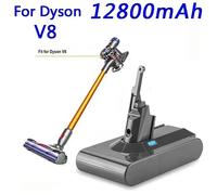 Pour Dyson V8 12800mAh 21.6V batterie outil batterie d'alimentation série V8, V8 moelleux Li-ion SV10 aspirateur batterie Rechargeable L70 1 pièce - 128000mAh