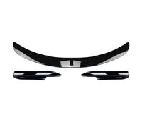 pour E90 E91 335i 335d 330d 330i 325i pour M-Tech 05-08 Lèvre Séparation De Pare-Chocs Avant Brillant Noir Carbone Look Protecteur Garde Séparateur Lèvre Avant(Gloss Black)