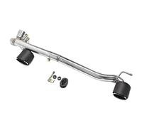 Pour E90 E92 318i 320i 325i MP MT Kit Carrosserie En 2006-2016 Embout D'échappement Double Sortie En Acier Inoxydable Fibre Carbone Pour Voiture(fibre de carbone)
