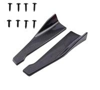 pour E90 pour Golf 5 6 Accessor 48 Cm 2 Pièces Jupe Latérale De Voiture Pare-Chocs Arrière Becquet Séparateur Protecteur Anti-Rayures Universel Kit Carrosserie Séparateur Spoiler(Carbon Fiber Look)