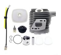 Pour Echo Gt-225l Gt-200 Es-210 Shc-210 Cylindre et pour kit de piston, remplacez A130000540 P021007710 Pièces de moteur en métal pour débroussailleuse pour débroussailleuse Ensemble de réparation de