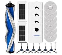 pour Ecovacs DEEBOT X5 Omni, Kit D'Accessoires avec Brosse à Rouleau, Filtres HEPA, Lingettes, Sacs à Poussière, Brosses Latérales