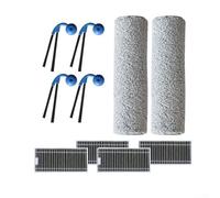 Pour Ecovacs pour Deebot Mop Roller Brosses et filtres HEPA compatibles avec aspirateur robot X9, X11, T80s, haute absorption, pour nettoyage des bords