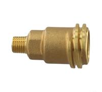 Pour écrou QCC1 compatible avec adaptateur de gaz avec filetage mâle de 6,35 mm pour une utilisation entre les petites bouteilles et les grandes unités de stockage