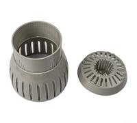 Pour écumoire de vidange de bassin koï, filtre à feuilles d'étang, extracteur de débris aquatiques, avec hauteur et angle réglables, tasse élargie pour une collecte efficace des feuilles et des débris