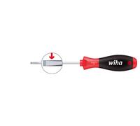pour électricien Tournevis pour vis à fente Wiha 27753 Largeur de lame: 4.5 mm Longueur de la lame: 80 mm
