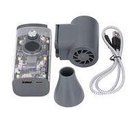 pour électrique, 100000 TR/Min 10W Fauteau d'air électrique Rechargeable Portable avec lumière à LED, souffleur Sec à jed de Bureau, pour Nettoyage du Clavier de Voiture