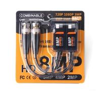 Pour émetteur vidéo Balun pour 8 MP HD sur paire torsadée avec compatibilité pour les signaux CVI AHD et CVBS