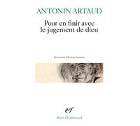 Pour en finir avec le jugement de dieu/Théatre de la cruauté - Antonin Artaud - Gallimard - Poche - Poésie