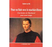 Pour en finir avec le machiavelisme