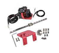 Pour Ender3 CR10 Rails de mise à niveau linéaire Extrudeuse Direct Drive 310 mm/375 mm Guide avec support de fond de panier fixe