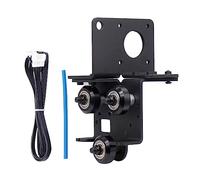 Pour Ender3 Gear Extruder Mount Plaques métalliques Mise à niveau pour ShortRange DoubleGear Extrusion Mount avec poulies Impression 3D pour Gear Extruder Direct Drive Mount Plate Kit avec poulie et