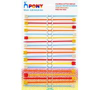 Pour enfant à tricoter Plastique : Tailles assorties sur carte