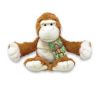 Pour enfant chauffé au micro-ondes Peluche Ginger Singe Teddy