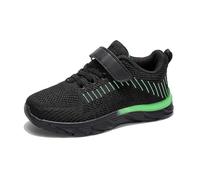 pour Enfants légères et Respirantes pour garçons - Chaussures Quotidiennes polyvalentes décontractées et antidérapantes Confort Tout Long de la journée pour Jeunes aventuriers (Green, 33.5 Big Kids)