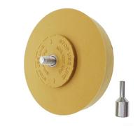 Pour enlever durablement l'autocollant - Roue de polissage pour une utilisation automobile et marine - Élimine les adhésifs en vinyle double face en toute sécurité des surfaces peintes en acrylique