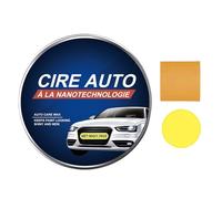 Pour enlever les rayures | 50 g de pâte de réparation de peinture | Décapant pour rayures de peinture automobile avec une éponge et un chiffon | Pour la restauration, le détail et la brillance